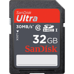 SanDisk Ultra SDHC Class 10 UHS-I 32GB 
