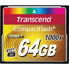 Transcend 64GB 1000x CompactFlash