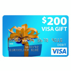 Steiner $200 Visa Gift Card