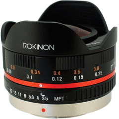 Rokinon 7.5mm f/3.5 Fisheye for MFT