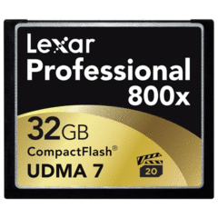 Lexar 32GB Professional 800x UDMA CompactFlash