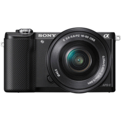 Sony Alpha a5000 with 16-50mm Lens (Black)