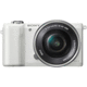 Alpha a5000 with 16-50mm Lens (White)