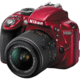 D3300 with 18-55mm Lens (Red)
