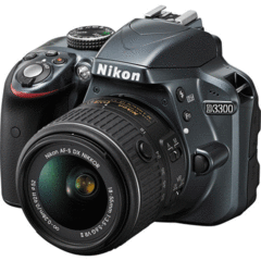 Nikon D3300 with 18-55mm (Grey)