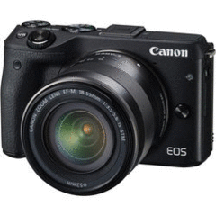 Canon EOS M3 with EF-M 18-55mm F3.5/5.6 IS STM Kit
