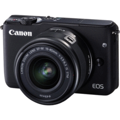 Canon EOS M10 with 15-45mm Kit (Black) - Canada and Cross-Border