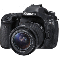 Canon EOS 80D with 18-55mm Kit