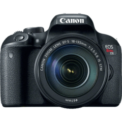 Canon EOS Rebel T7i with 18-135mm Kit