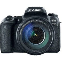 Canon EOS 77D with 18-135mm Kit