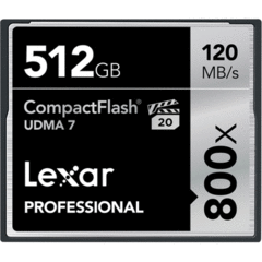 Lexar 512GB Professional 800x UDMA 7 CompactFlash