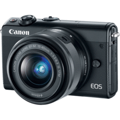 Canon EOS M100 with 15-45mm f/3.5-6.3 IS STM (Black)