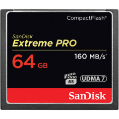SanDisk Extreme Pro CompactFlash (160MB/s) 64GB