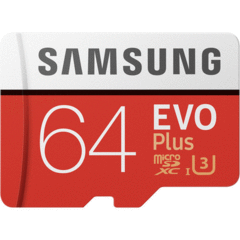 Samsung 64GB EVO+ UHS-I microSDXC