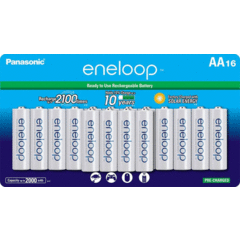 Panasonic eneloop AA 2100 Cycle Ni-MH Pre-Charged Rechargeable Batteries