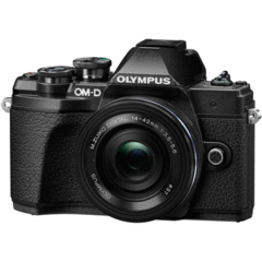 Olympus OM-D E-M10 Mark III with 14-42mm Kit (Black) - Canada and 