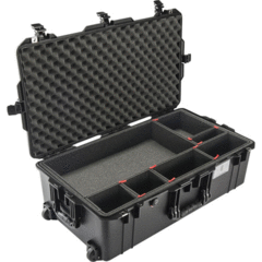 Pelican 1615AirTP Wheeled Check-In Case (Black, with TrekPak Insert)