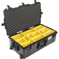 Pelican 1615AirWD Wheeled Check-In Case (Black, with Dividers)