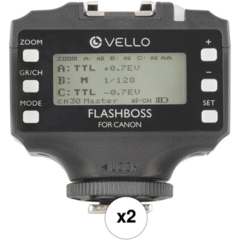 Vello FlashBoss TTL 2-Transceiver Kit for Canon
