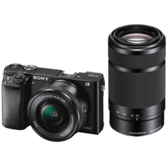 Sony Alpha a6000 with 16-50mm and 55-210mm