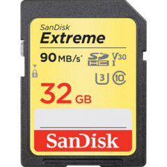 SanDisk 32GB Extreme UHS-I SDHC