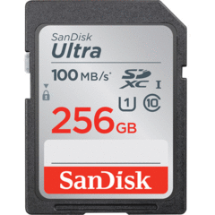 SanDisk 256GB Ultra SDXC UHS-I (100 MB/s)