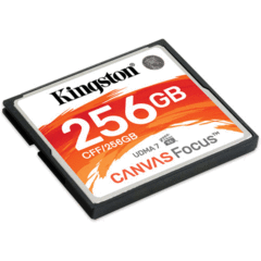 Kingston 256GB Canvas Focus CompactFlash Memory Card