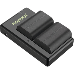 Neewer Two 2000mAh LP-E6N Batteries & Dual USB Charger Kit