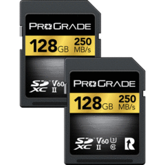 ProGrade Digital 128GB UHS-II SDXC 250MB/s (2-Pack)