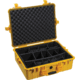 1604 Waterproof 1600 Case with Dividers (Yellow)