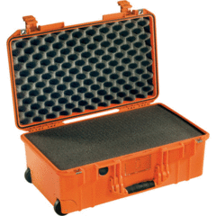 Pelican 1535 Air Wheeled Carry-On Air Case with Foam (Orange)