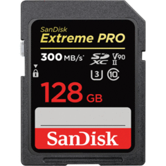SanDisk 128GB Extreme PRO UHS-II SDXC (300 MB/s)