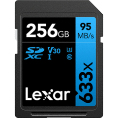 Lexar 256GB Professional 633x UHS-I SDXC