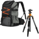 Waterproof Large Camera Backpack with Carbon Fiber Tripod