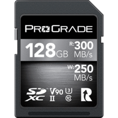 ProGrade Digital 128GB UHS-II SDXC V90 300MB/s
