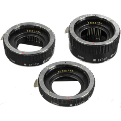 Vello Auto Extension Tube Set for Canon EF/EF-S Mounts and Lenses
