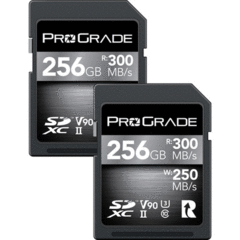 ProGrade Digital 256GB UHS-II SDXC V90 300MB/s (2-Pack)