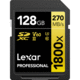 128GB Professional 1800x UHS-II SDXC (Gold Series)