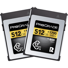 ProGrade Digital 512GB CFexpress 2.0 Type B Gold (2-Pack)