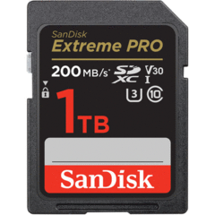 SanDisk 1TB Extreme PRO UHS-I SDXC (200 MB/s)