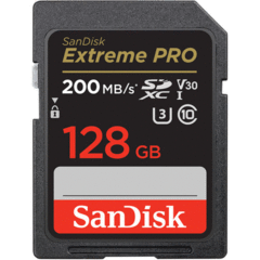 SanDisk 128GB Extreme PRO UHS-I SDXC (200MB/s)