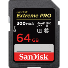 SanDisk 64GB Extreme PRO UHS-II SDXC (300MB/s)