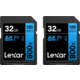 32GB High-Performance 800x UHS-I SDHC (2 Pack)
