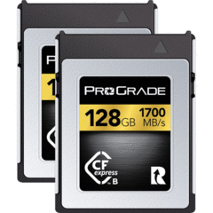 ProGrade Digital 128GB CFexpress 2.0 Type B Gold (2-Pack)
