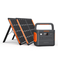 Jackery Explorer 1000 Plus Portable Power Station with 2x SolarSaga 100W Solar Panels