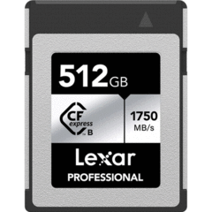 Lexar 512GB Professional CFexpress Type B SILVER Series
