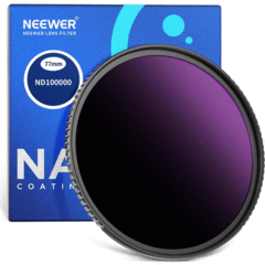 Neewer 77mm ND100000 (16.5 Stop) Limited Neutral Density ND Filter