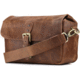 Leather Camera Messenger Bag (Brown)