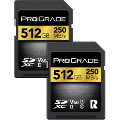 ProGrade Digital 512GB UHS-II SDXC Memory Card (2-Pack)