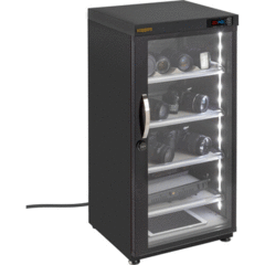 Ruggard EDC-125LC Electronic Dry Cabinet (Black, 125L)